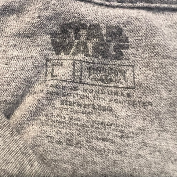 Star Wars Darth Vader Christmas Sledding T-shirt Adult size Large Stormtrooper - Picture 5 of 5